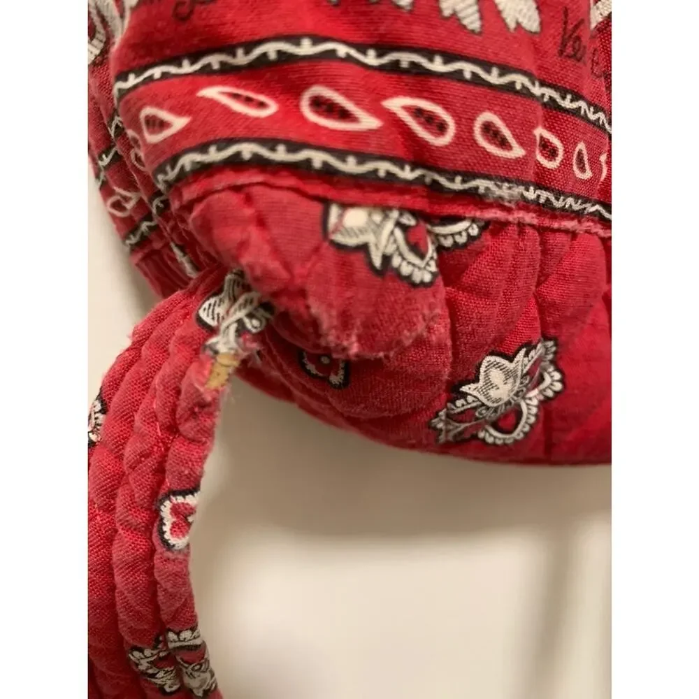Vera Bradley Backpack Purse Red Bandana